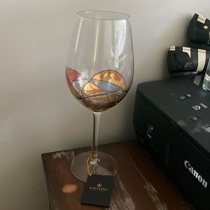 Antoni Barcelona 28 oz wine glass with tag